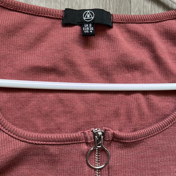 Missguided Mauve Long Sleeve Bodysuit - Picture 3 of 4